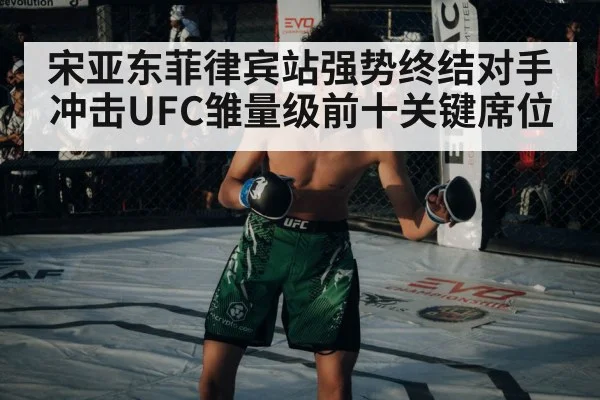 宋亚东菲律宾站强势终结对手冲击UFC雏量级前十关键席位